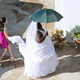Illustration for article titled Prankster Gabby Sidibe Wore a Wedding Dress to Jimmy Kimmel's Wedding